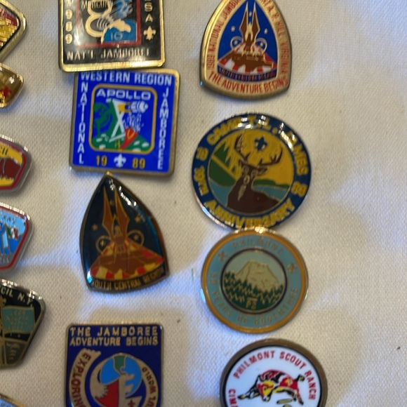 1989 Boy Scout National Jamboree pins. 37 in total with duplicates. All backs. - Picture 6 of 9